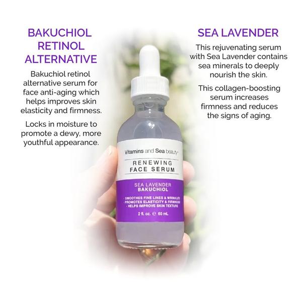 Vitamins and Sea beauty Sea Lavender & Bakuchiol Renewing Face Serum #5