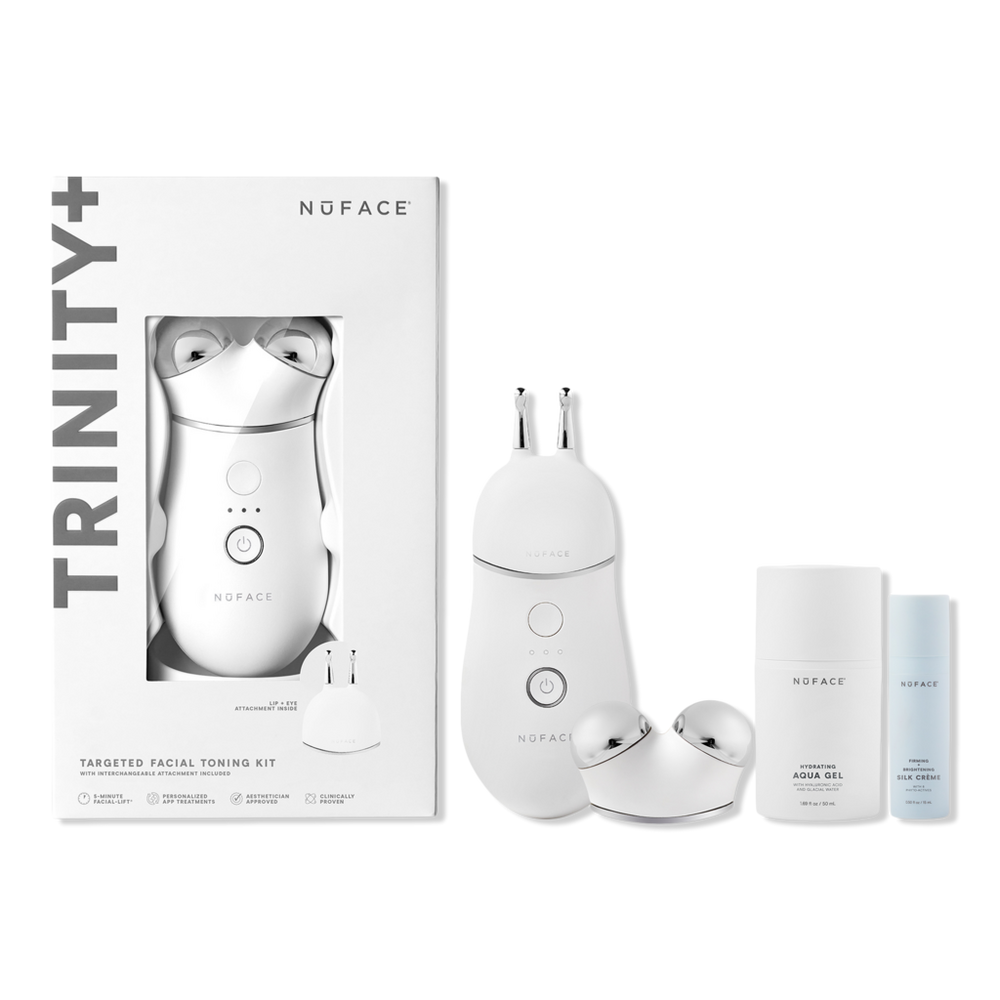 Nuface Trinity+ Advanced Facial Toning Microcurrent Kit + Ele Attachment