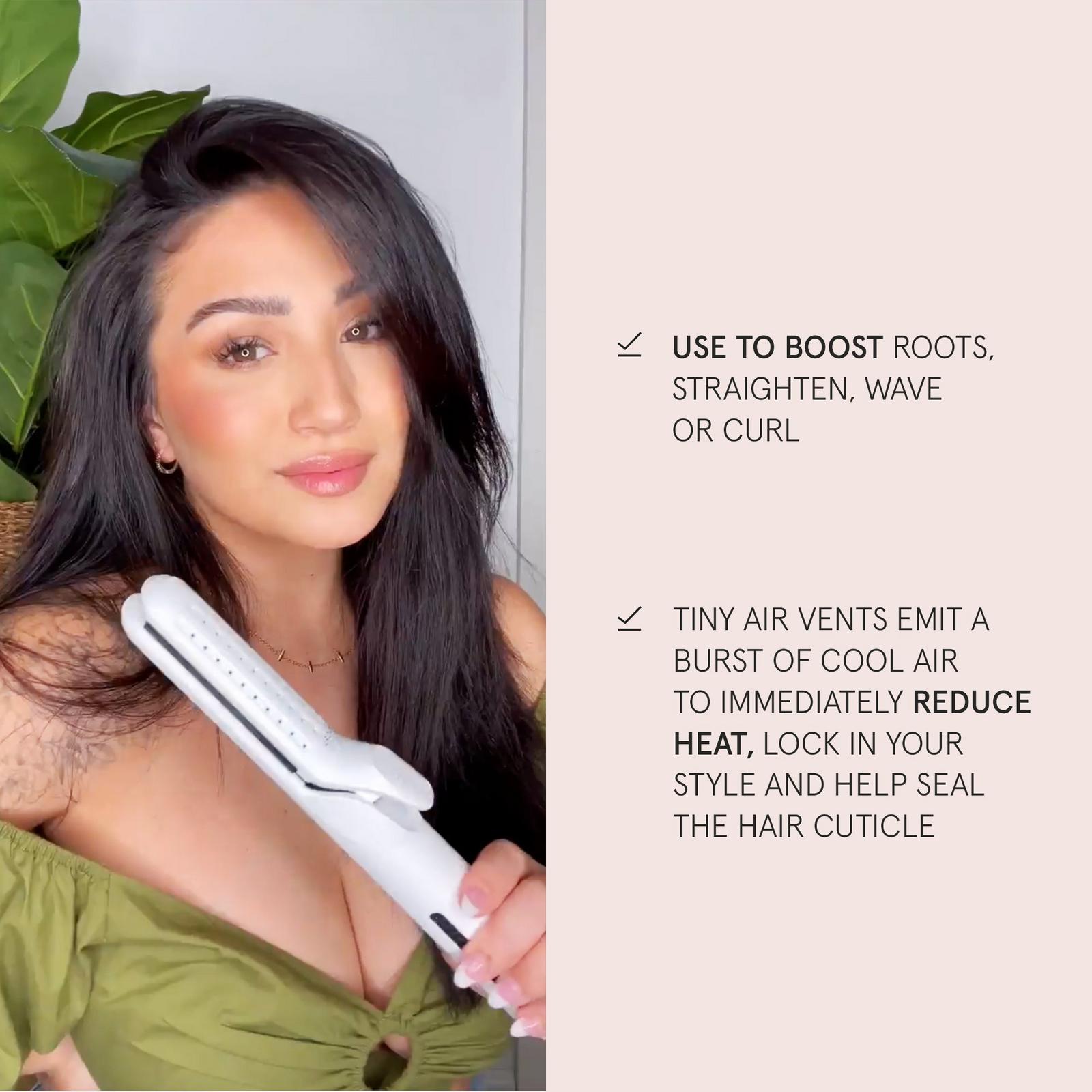 AirBurst Styler Hair Straightener with Cool Burst Technology