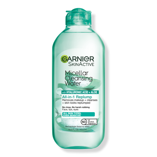 SkinActive Micellar Cleansing Water Replumping Hyaluronic Acid - Garnier | Ulta Beauty