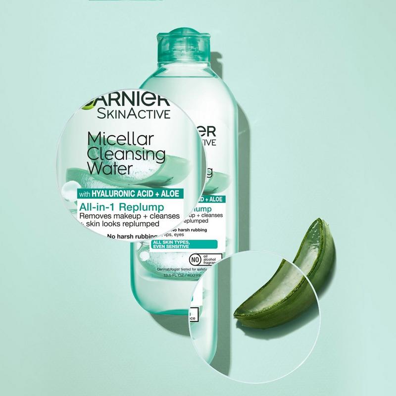 Garnier - 13.5 oz SkinActive Micellar Replumping Hyaluronic Acid Micellar  Water | Ulta Beauty