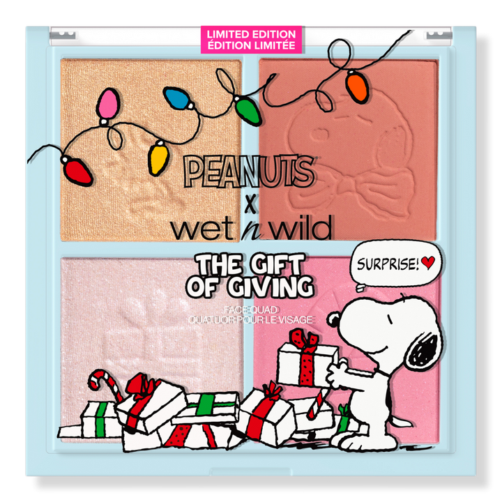 Peanuts The Gift Of Giving Face Quad Wet N Wild Ulta Beauty