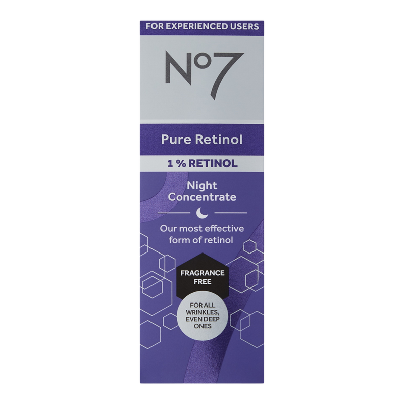 No7 - Pure Retinol 1% Retinol Night Concentrate | Ulta Beauty