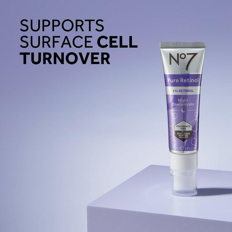 No7 - Pure Retinol 1% Retinol Night Concentrate | Ulta Beauty