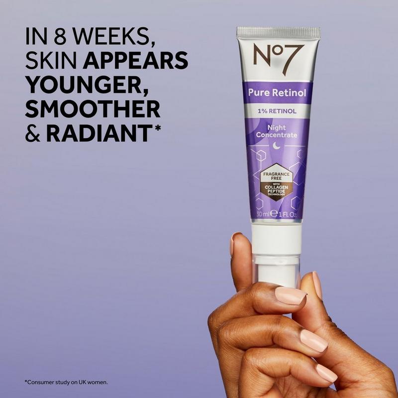 No7 - Pure Retinol 1% Retinol Night Concentrate | Ulta Beauty
