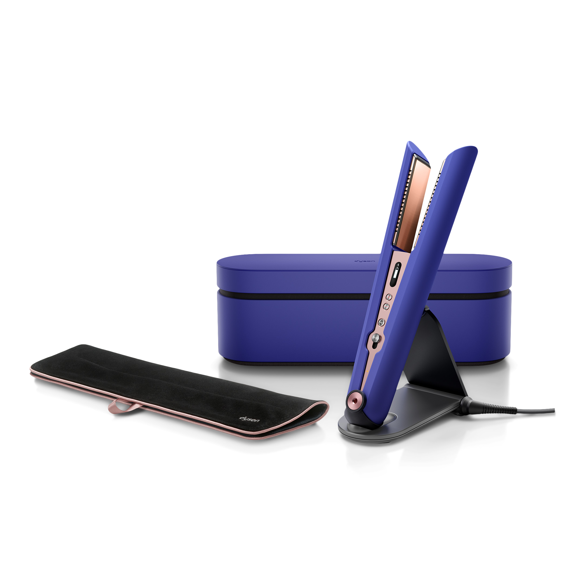 Dyson Special Edition Corrale Hair Straightener In Vinca Blue And Rose Big Apple Buddy