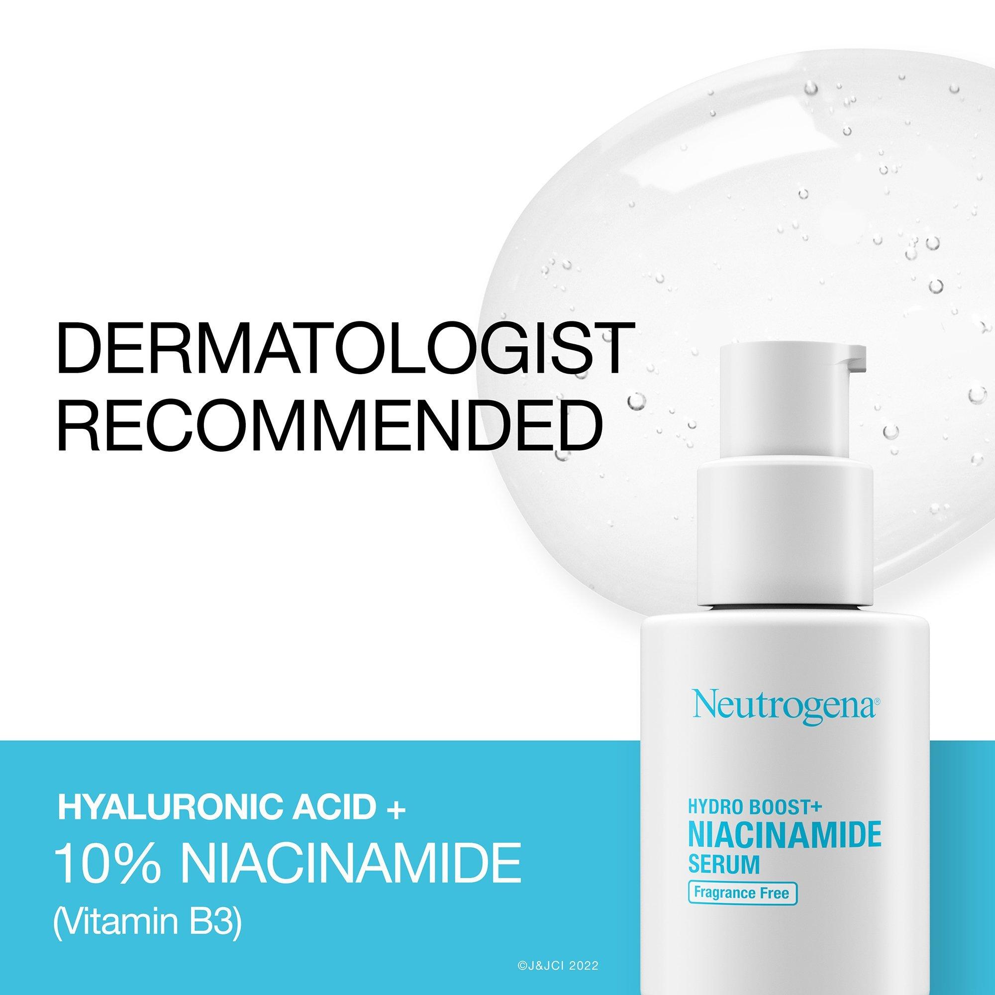 Hydro Boost+ Niacinamide Face Serum - Fragrance Free - Neutrogena ...