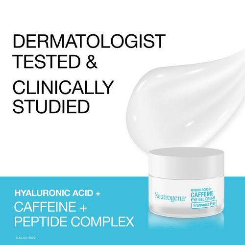 Neutrogena Hydro Boost+ Caffeine Eye Gel Cream Fragrance Free 4