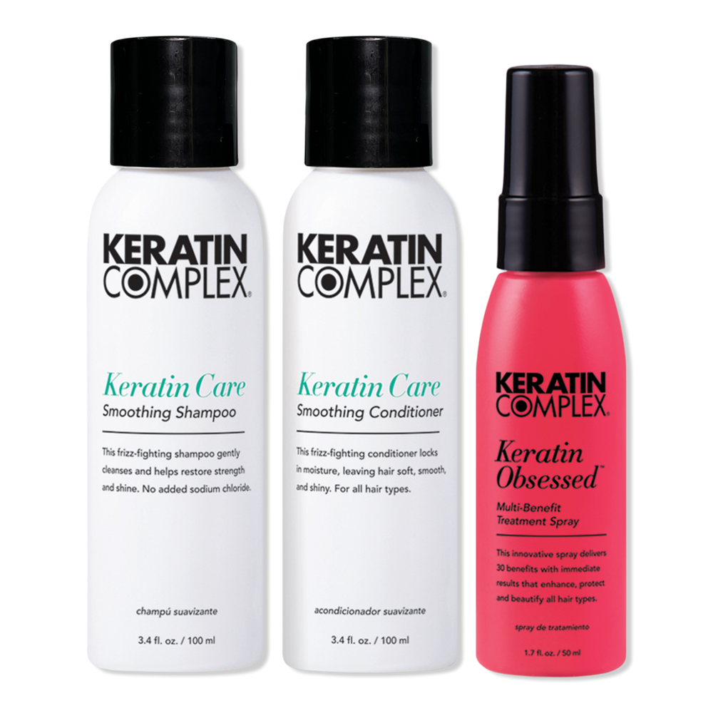 Keratin Complex Frizz-Fighting Healthy Hair Trio Kit