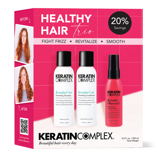 Keratin Complex Frizz-Fighting Healthy Hair Trio Kit #2