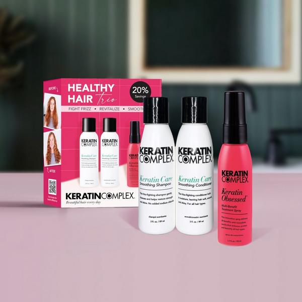 Keratin Complex Frizz-Fighting Healthy Hair Trio Kit #3
