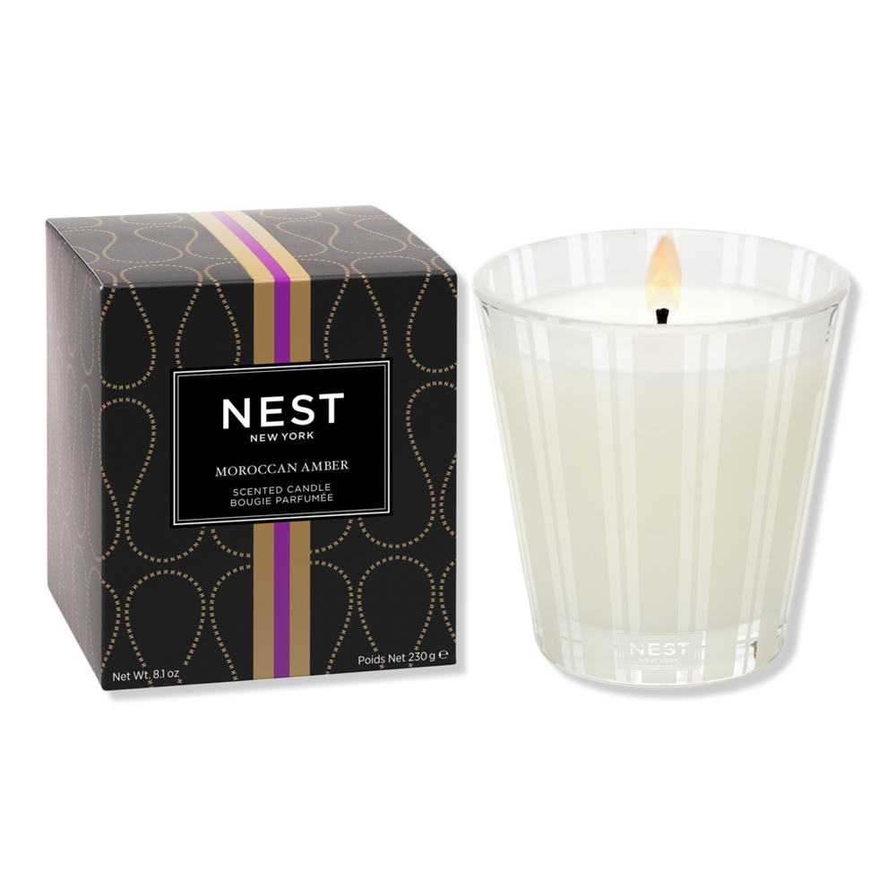 Nest New York Moroccan Amber Classic Candle In White