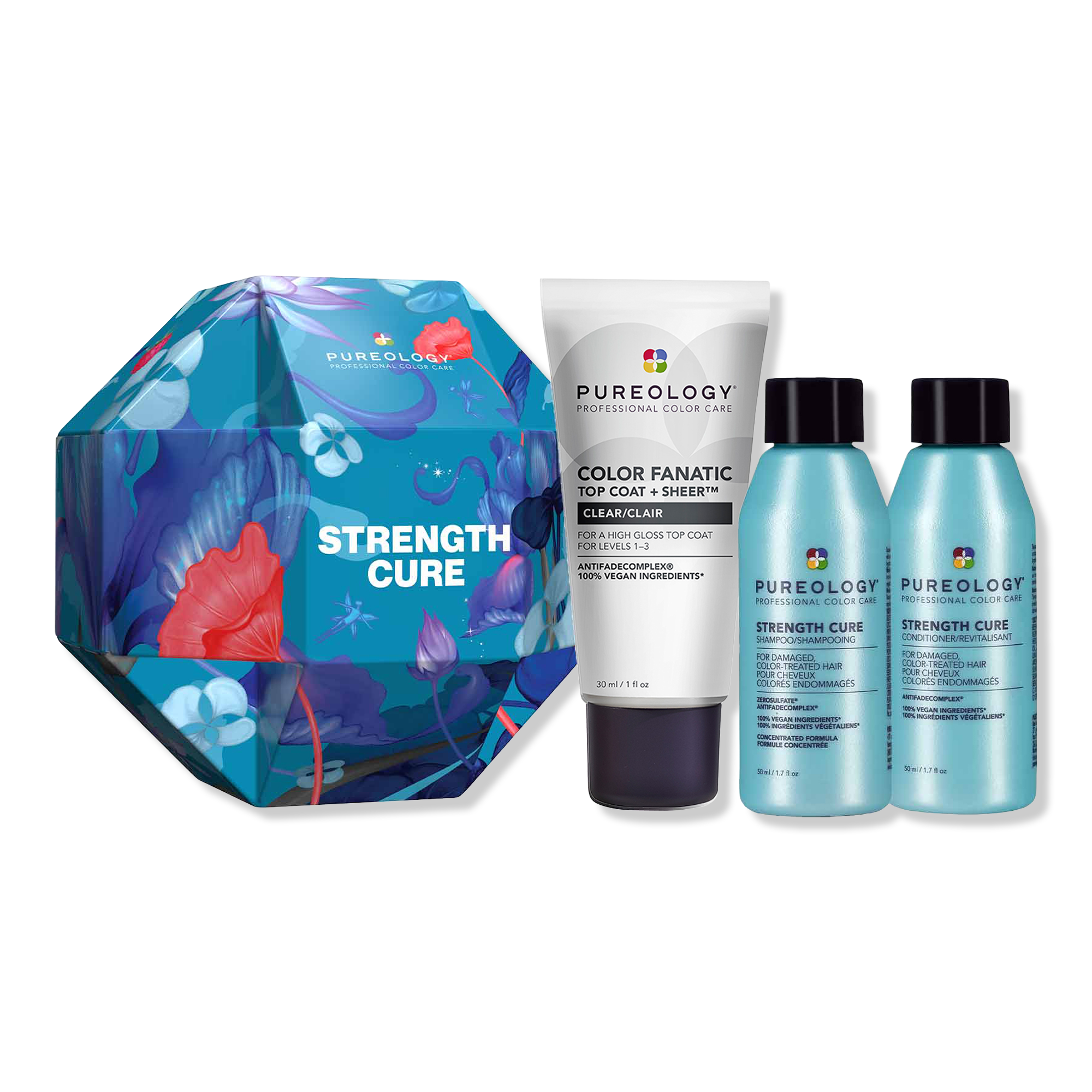 Pureology Strength Cure Travel Kit For Damaged, ColorTreated Hair