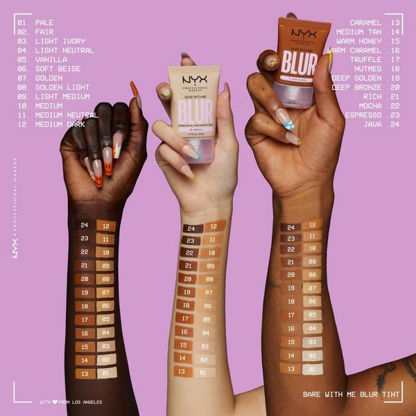 Base mate suave con tinte difuminado Bare With Me 4