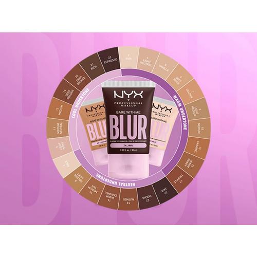 Nyx Professional Makeup Bare With Me Blur Tint Soft Matte Foundation 6 6810