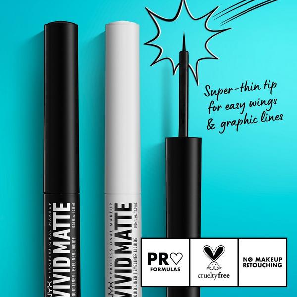 NYX Professional Makeup Vivid Matte Longwear Liquid Eyeliner #7