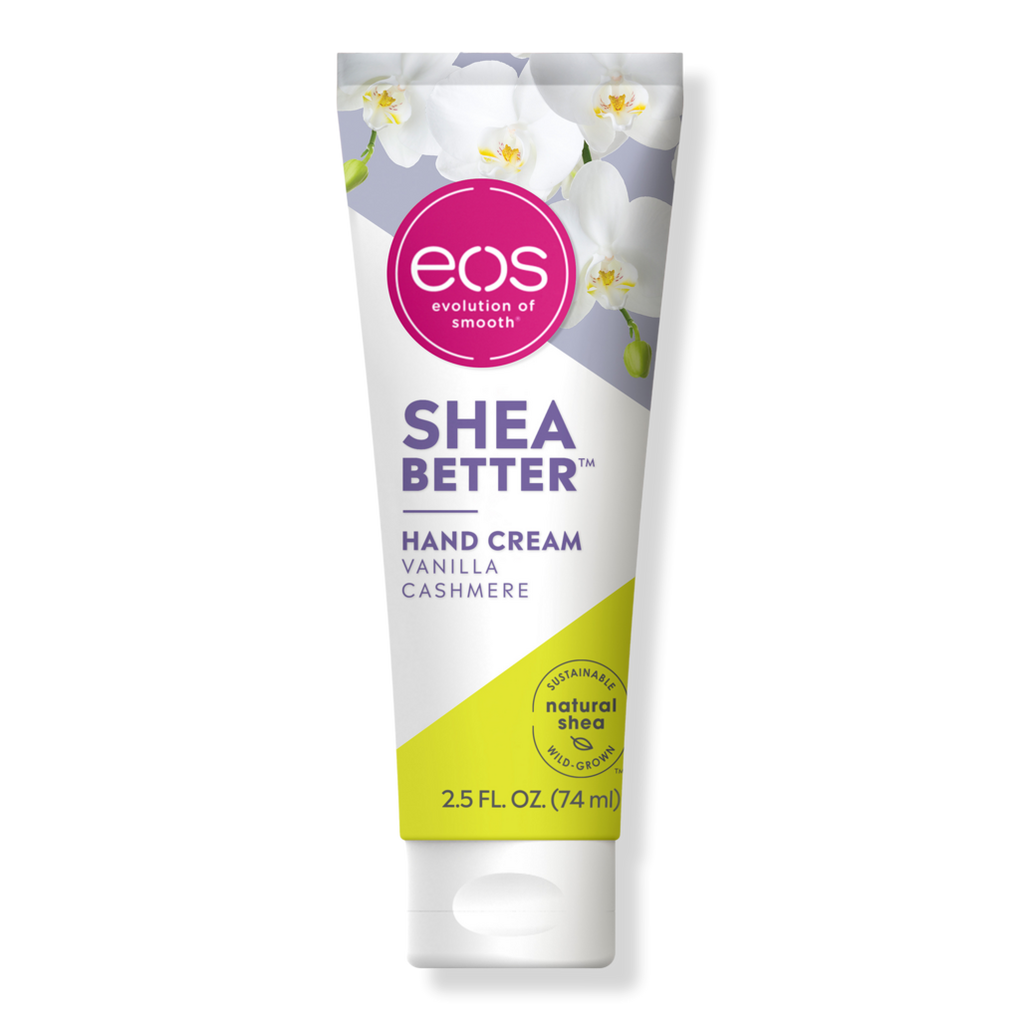 eos Shea Better Body Lotion- Vanilla Cashmere, 24-Hour Moisture Skin Care,  Lightweight & Non-Greasy, Made with Natural Shea, Vegan, 16 fl oz