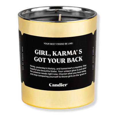 Candier Girl Karma's Got Your Back Candle