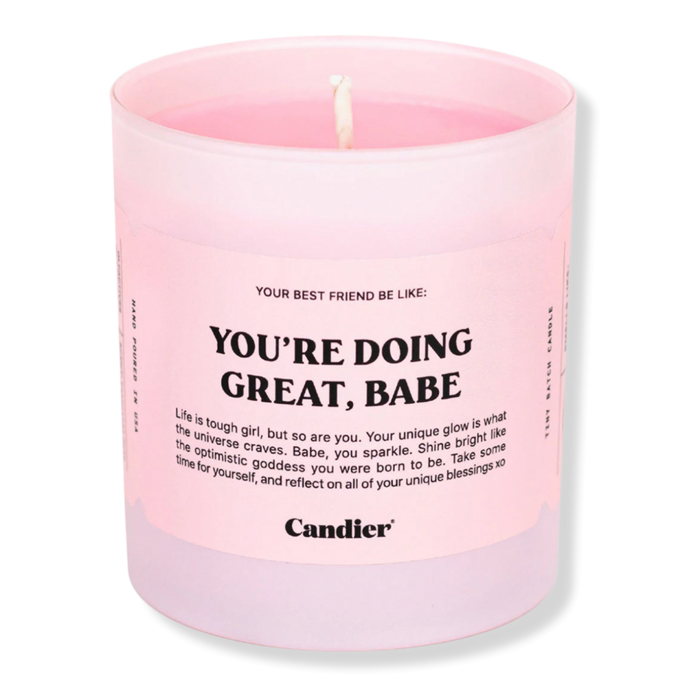 Candier You're Doing Great, Babe Candle