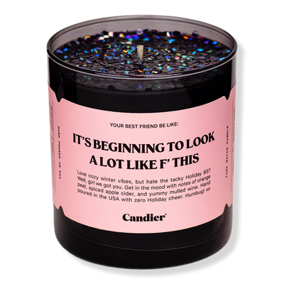 Candier It's Beginning To Look A Lot Like F' This Candle