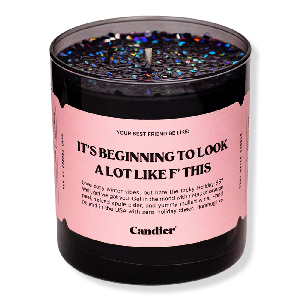 Candier It's Beginning To Look A Lot Like F' This Candle In Multi