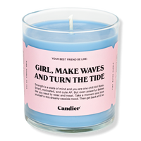 Girl, Make Waves And Turn The Tide Candle