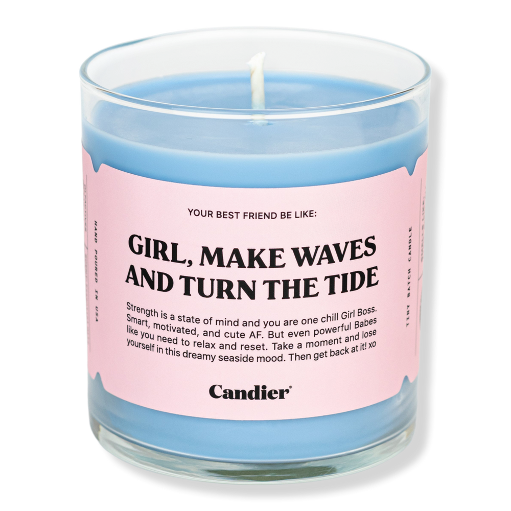 Candier Girl, Make Waves And Turn The Tide Candle