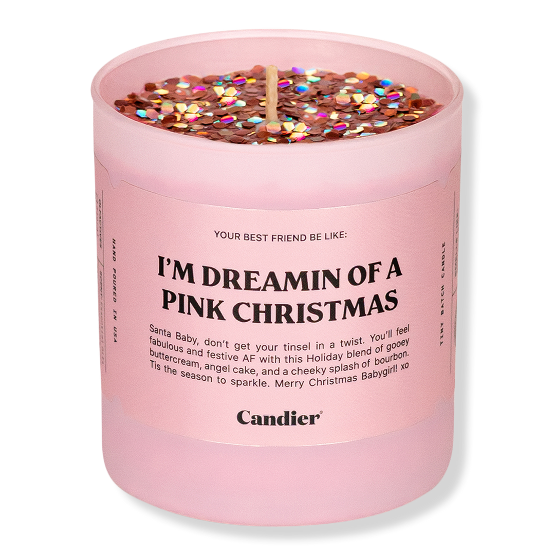 Candier I'm Dreamin of a Pink Christmas Candle #1