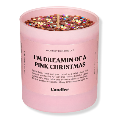 Candier I'm Dreamin of a Pink Christmas Candle