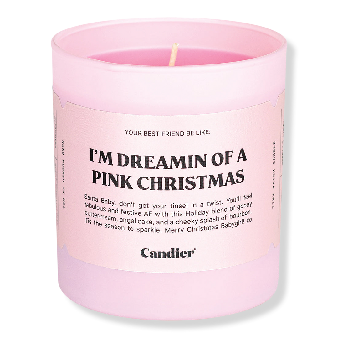 Candier I'm Dreamin of a Pink Christmas Candle #1