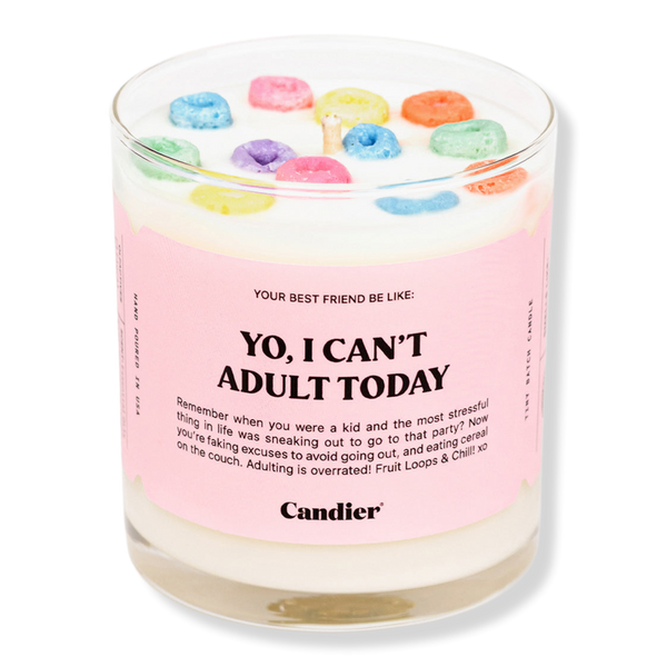 Candier Yo' I Can't Adult Today Candle #1