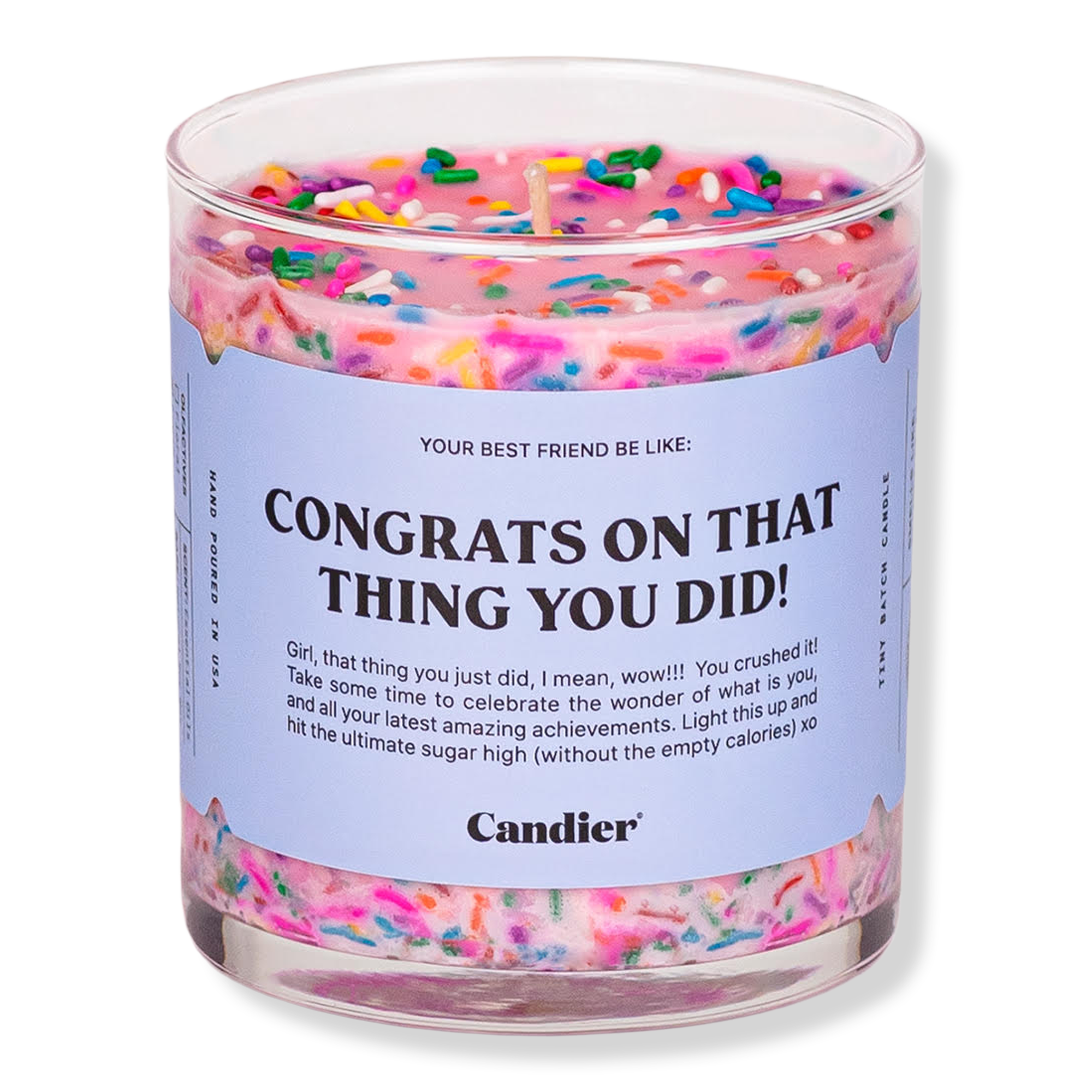 Candier Congrats On That Thing You Did Candle #1