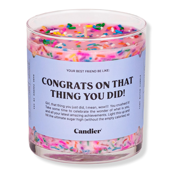 Candier Congrats On That Thing You Did Candle #1