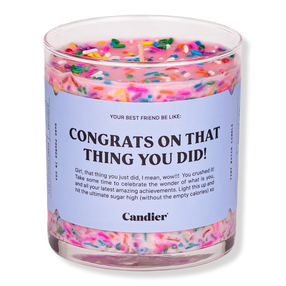 Candier Congrats On That Thing You Did Candle