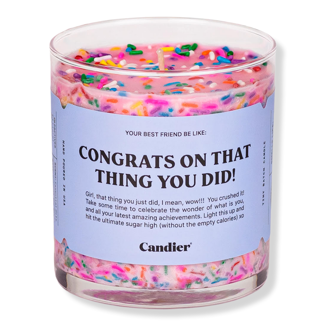 Candier Congrats On That Thing You Did Candle #1