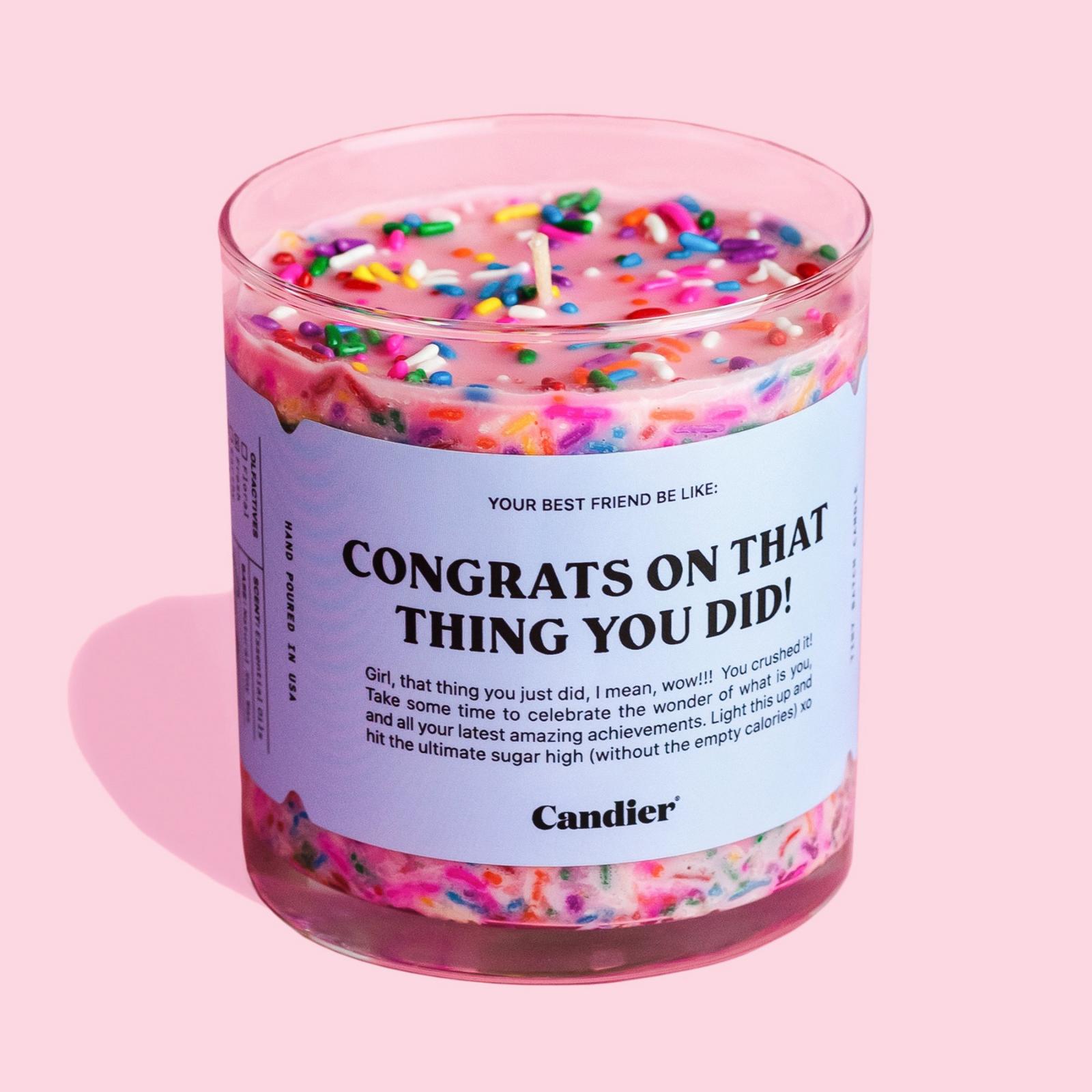Congrats On That Thing You Did Candle