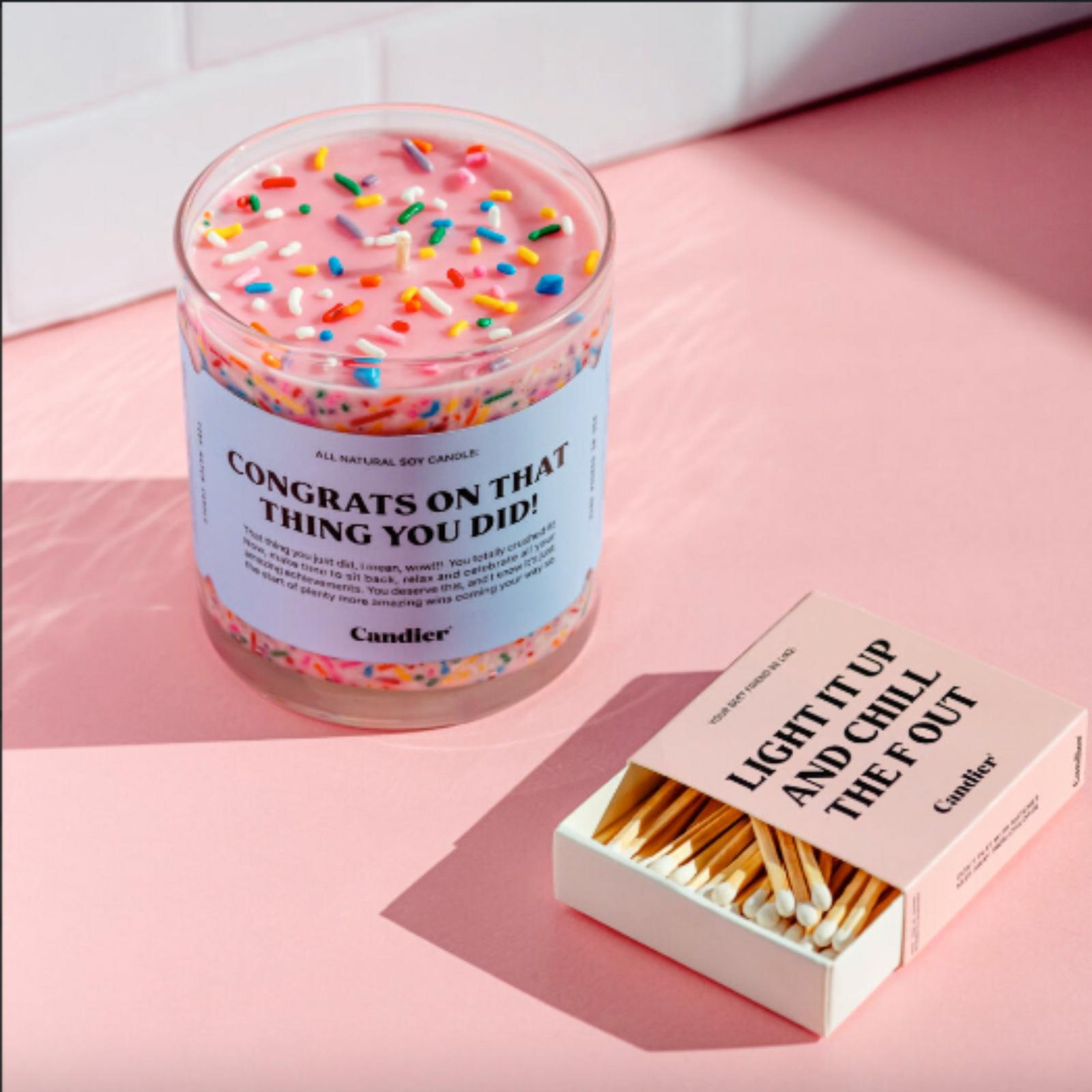 Congrats On That Thing You Did Candle