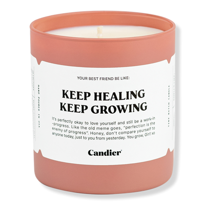 Candier Keep Healing Keep Growing Candle