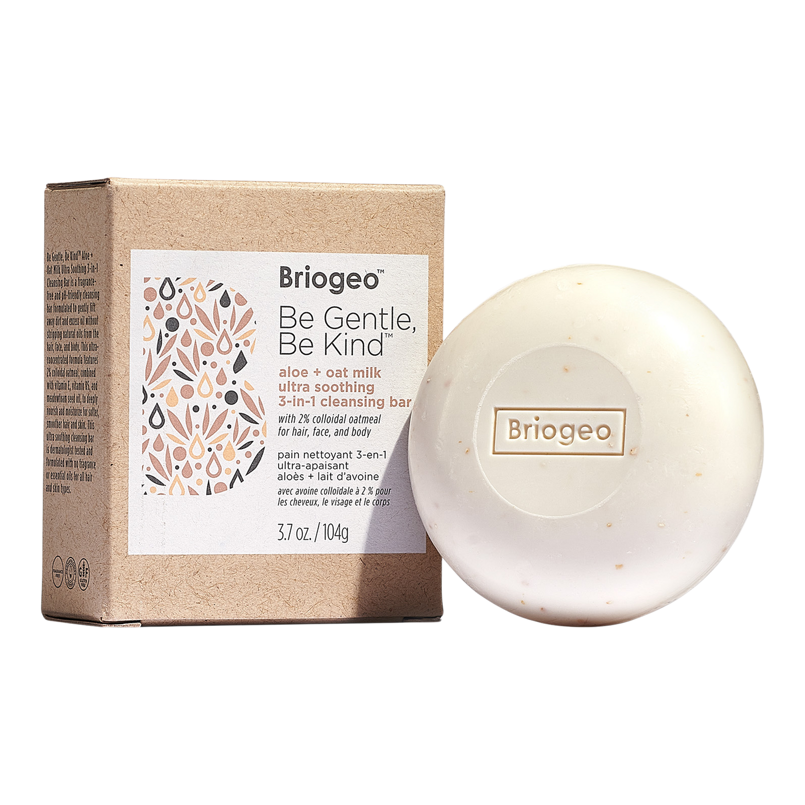 Be Gentle, Be Kind Aloe + Oat Milk Ultra Soothing 3-in-1 Cleansing Bar