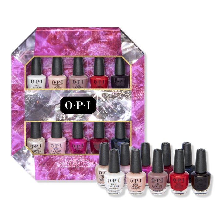 OPI Holiday '22 Nail Lacquer 10 Piece Iconics Mini Pack #1