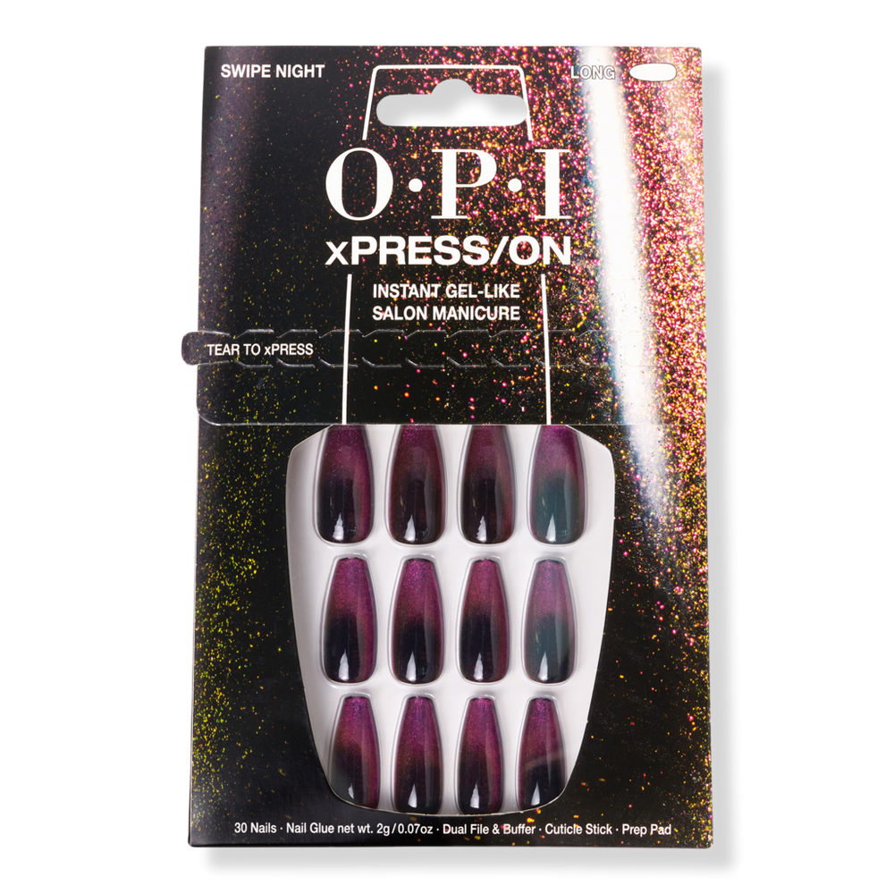 Opi Xpress/on Special Effect Press On Nails - Swipe Night