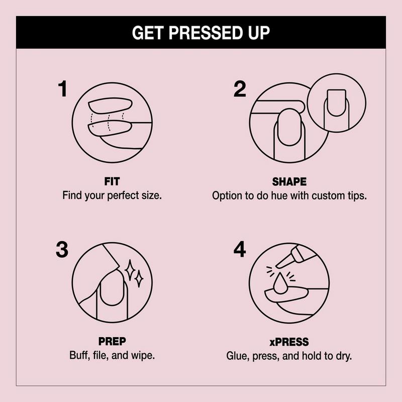 OPI xPRESS/On Short Solid Color Press On Nails #7