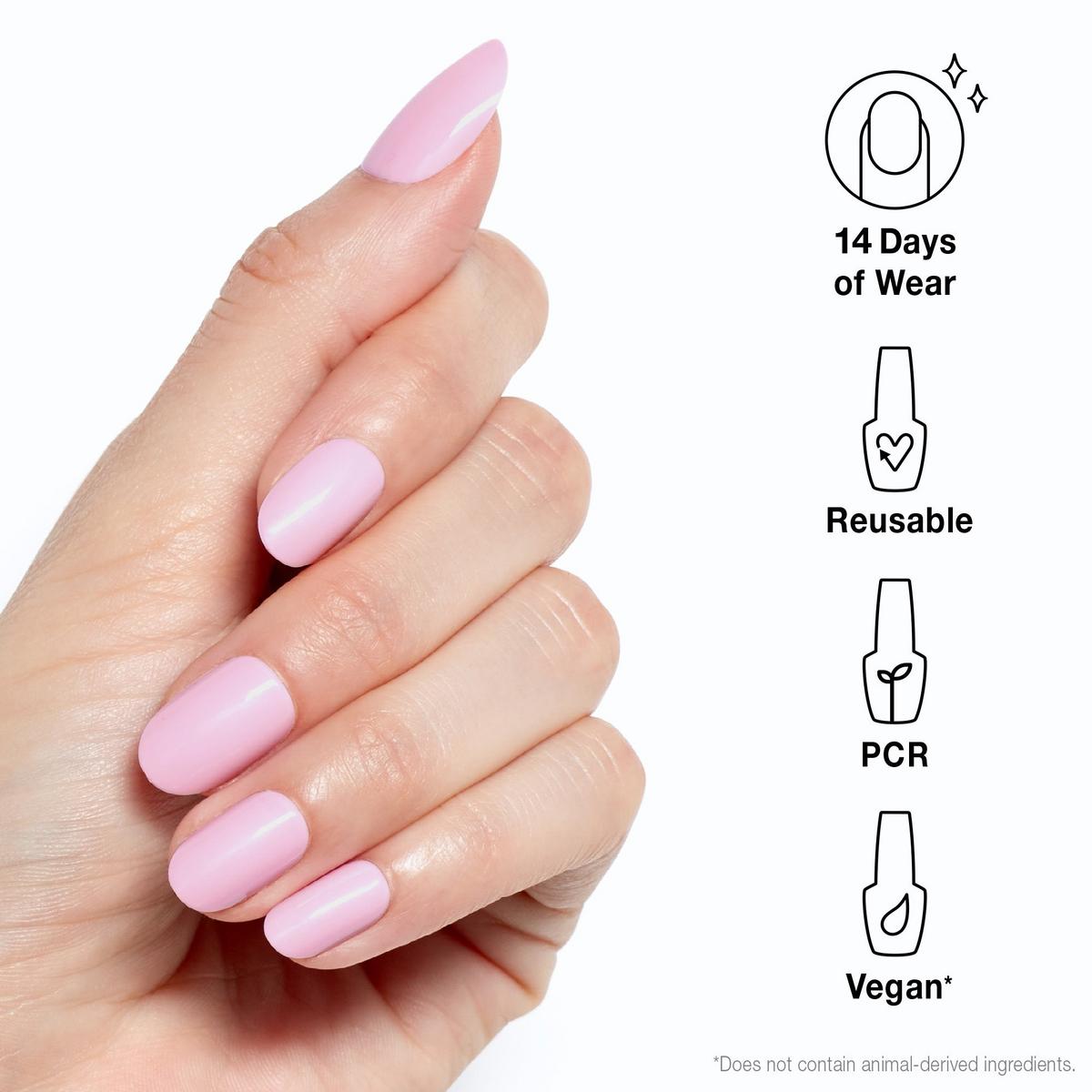 xPRESS/On Short Solid Color Press On Nails