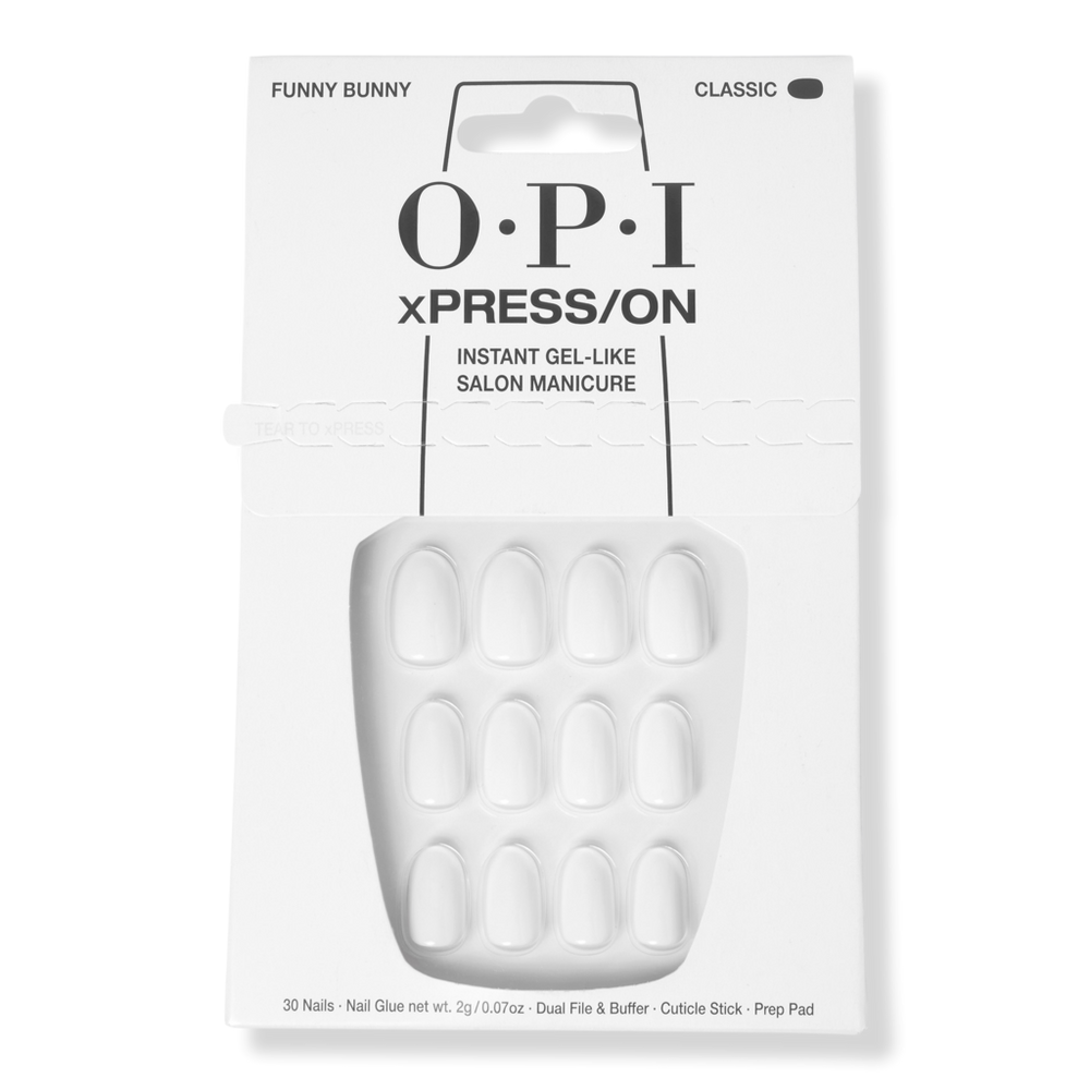 Opi Xpress/on Short Solid Color Press On Nails - Funny Bunny