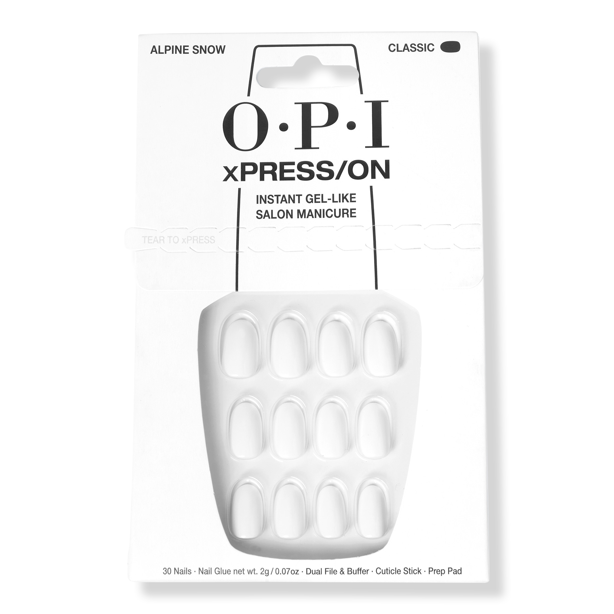 OPI xPRESS/On Short Solid Color Press On Nails #1