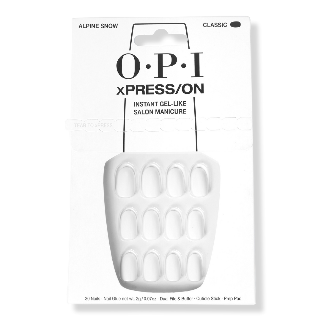 OPI xPRESS/On Short Solid Color Press On Nails #1