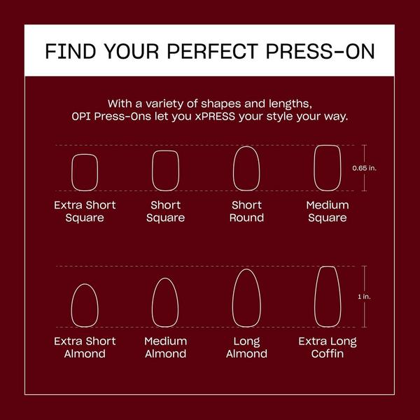 OPI xPRESS/ON Solid Color Press On Nails #8
