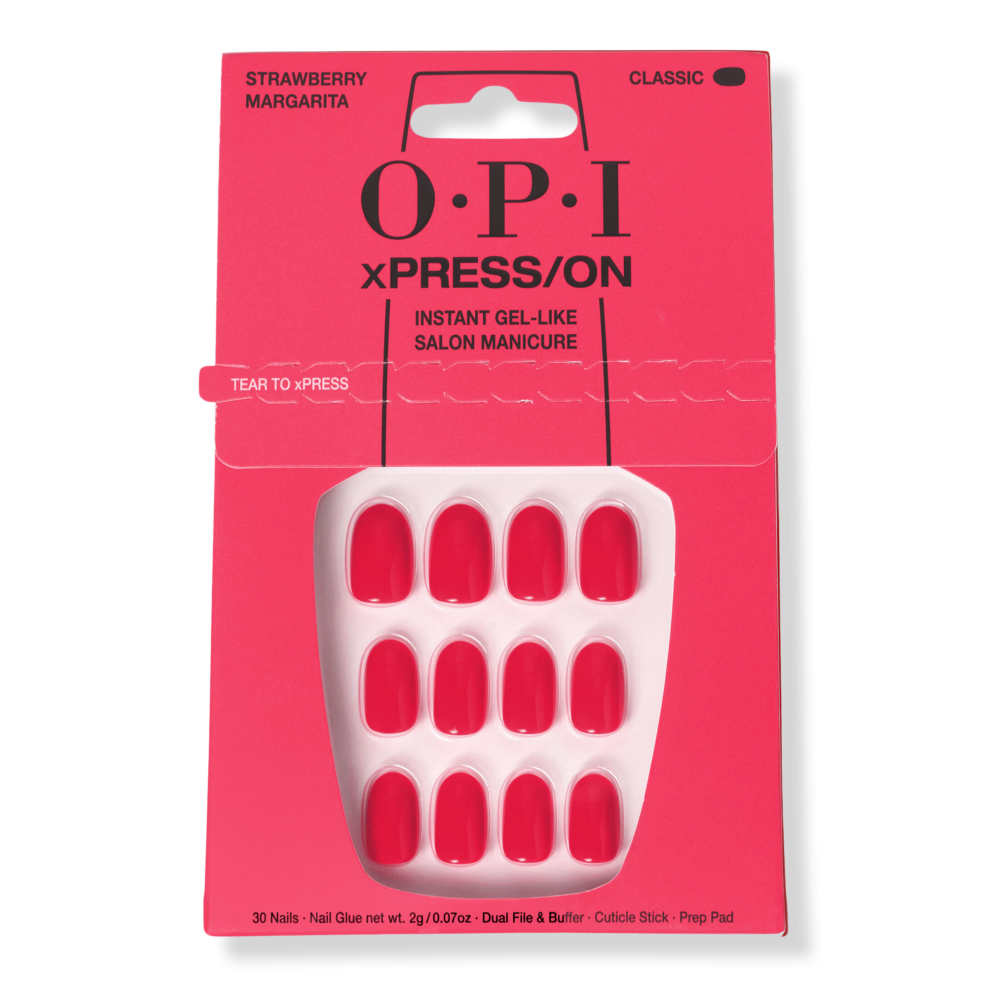 OPI xPRESS/On Short Solid Color Press On Nails #1