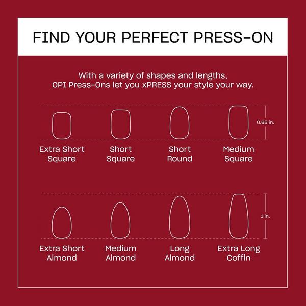 OPI xPRESS/ON Solid Color Press On Nails #8
