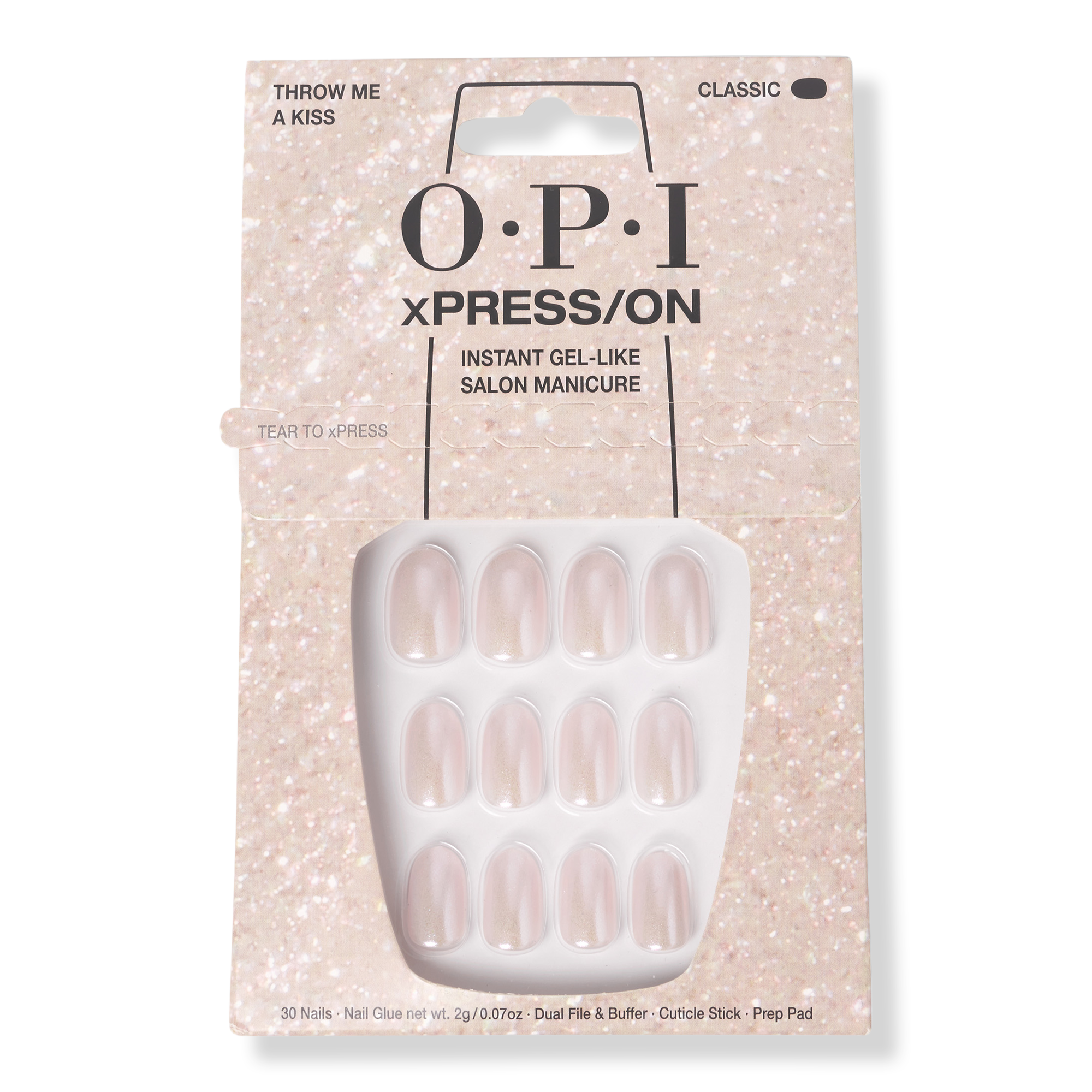 OPI xPRESS/On Short Solid Color Press On Nails #1